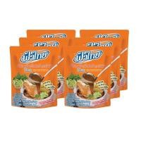 ราคา ฟ้าไทย น้ำก๋วยเตี๋ยวกึ่งสำเร็จรูปเข้มข้น รสไก่มะระ 350 ก. x 6 (312474219051841)