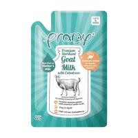 [1ซอง] Pramy Sterilized Goat Milk With Colostrum นมแพะ สเตอริไลส์ เสริมนมน้ำเหลือง ขนาด 60g / Gm04-นมแพะสีเขียว (761342714708550)
