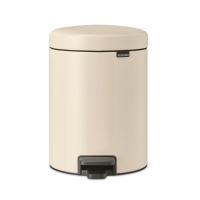 Brabantia ถังขยะสแตนเลสแบบเท้าเหยียบ 5 ลิตร Pedal Bin New Icon 5l, Soft Beige Soft Beige-149900 (225967595958966)