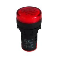 ราคา Led Pilot Lamp หลอดไฟตู้คอนโทรล ไฟแสดงสถานะ 25mm 220vac Ad16 สีแดง 220 Vac (363030558734698)