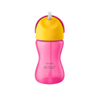 ราคา Philips Avent ถ้วยหัดดื่มแบบหลอด ขนาด 300 มล. 12m+ Scf798/00 undefined Pink (150106640429437)