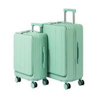 ราคา Deli กระเป๋าเดินทางล้อลาก 24นิ้ว สีเขียว รุ่น Eh1054 1ชิ้น Gn-24นิ้ว (577019958017257)