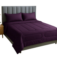 Charm Classic ผ้าปูที่นอน+ผ้านวม 3.5 ฟุต สี Royal Purple (757685221039748)