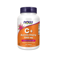 ราคา Now Foods Vitamin C Plus Acerola Cherry 1000 mg. 90 Tablets. นาวฟู้ดส์ วิตามินซี 1000 มก. 90 เม็ด (111731652228431)