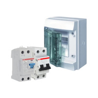 Abb Set ตู้สําหรับติดตั้ง Ev Charger พร้อม กันดูด Rccb Type A & เมน Mcb วงจรที่ 2 กันนํ้า 7.4kw (227667930277286)