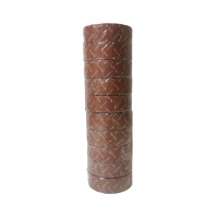 ราคา Yazaki เทปพันสายไฟ Vta-tis Pvc Insulating Tape แท้ 100% ของใหม่ จากโรงงาน ไทย ยาซากิ/ (ราคา/10 ม้วน) สีน้ำตาล (brown) (539394469264932)