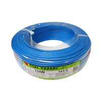 ราคา Yazaki สายไฟ Iec01 Thw 1x2.5 Sqmm 450/750v 100m Cable Thai Yazaki สีฟ้าอ่อน (light blue) (909689782587724)