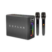 ราคา Ceflar ลำโพงบลูทูธพกพา Vox Pro V60 พร้อมไมโครโฟนไร้สายคู่ แบตเตอรี่ 12000mah ดำ (310424024970240)