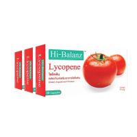 ราคา Hi-balanz Lycopene ไลโคพีน 3 กล่อง รวม 90 แคปซูล (511092511962622)