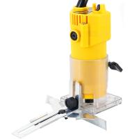 Delton เครื่องเซาะร่อง ทริมเมอร์ 620 วัตต์ เครื่องเซาะร่องไม้ 1/4 นิ้ว เร้าเตอร์ Wood Trimmer รุ่น Tmd-773 - สีเหลือง (452054018642096)