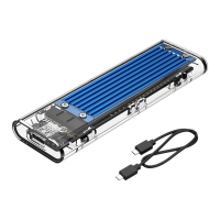 ราคา Orico Tcm2-c3 กล่องใส่ Hdd Nvme M.2 (m-key) Ssd Usb-c 10gbps (เคสไม่รวม M.2) New สีฟ้า / Bl (554229142363059)