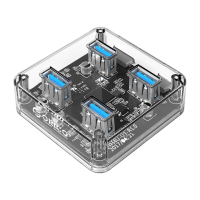 ราคา Orico 4 Port Usb3.0 Transparent Hub โอริโก้ ฮับ 4 พอร์ต Usb3.0 เเบบใส 50cm / C to C (317552706488348)