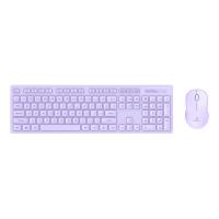ราคา Micropack Wireless Keyboard & Mouse (คีย์บอร์ดและเมาส์) Km-237w Keyboard&mouse Wireless Combo Set (purple) (771938826943222)