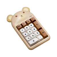 ราคา Nubwo Nkb114 Numeric Keyboard เชื่อมต่อไร้สาย Bluetooth / 2.4ghz เสียงเงียบ น่ารัก พกพาง่าย ✨ Bear 26872 (293788481084032)