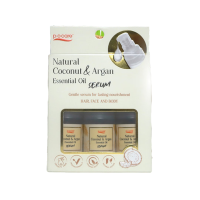 ราคา Pocare Natural Coconut & Argan Essential Oil Serum เซรั่มน้ำมันมะพร้าวสกัดเย็น เพื่อผิวเนียนนุ่ม ชุ่มชื่น เส้นผมเงางาม 15ml เเพ็ก3 (781829270764829)