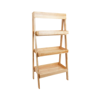 ราคา Thewood 's Tale ชั้นพับ ชั้นไม้ 3 เสต็ป Folding Shelf ผลิตจากไม้แท้ธรรมชาติ 100% (799434687149670)