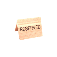 ราคา Thewood 's Tale ป้ายไม้ตั้งโต๊ะ Reserved ที่สำรองไว้ (998582608268107)