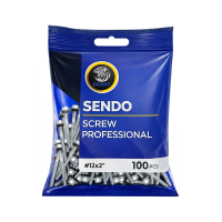 ราคา Sendo 100ตัว สกรูยิงเมทัลชีท (แปเหล็ก) เจาะคม งานเสร็จไว สกรู ขนาด #12x2” (111358945646632)
