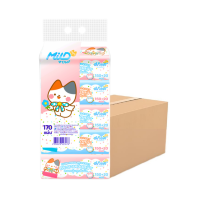 ราคา ยกลัง10 แพ็ค!! มายด์เหมียว กระดาษเช็ดหน้าซอฟแพ็ค 150+20 แผ่น ( แพ็คละ 5 ห่อ ) (826580170744641)