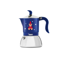 ราคา Bialetti หม้อต้มกาแฟ Moka Pot รุ่น Fiammetta ind 2 cups blue orsetto [bl-0006649] (281703186412254)