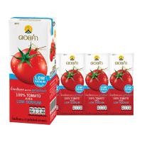 ราคา ดอยคำ น้ำมะเขือเทศ 100% สูตรโซเดียมต่ำ 200มลx4 (7078686359747)