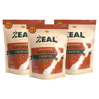 ราคา Zeal Chewies เอ็นเนื้อลูกวัว เหมาะสำหรับสุนัขทุกวัย ขนาด 125g x 3 ถุง (869327860534466)
