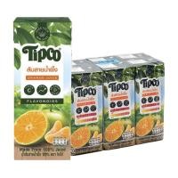 ราคา ทิปโก้ น้ำส้มสายน้ำผึ้ง 100% 200มลx6 (7275722375363)