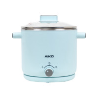 ราคา Aiko Ak-f15 สีฟ้า หม้อต้มไฟฟ้าอเนกประสงค์ สแตนเลส 304 ความจุ 1.5 ลิตร *** รับประกัน 1ปี (139829958690263)