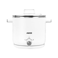 ราคา Aiko Ak-f15 สีขาว หม้อต้มไฟฟ้าอเนกประสงค์ สแตนเลส 304 ความจุ 1.5 ลิตร *** รับประกัน 1ปี (843423662591570)