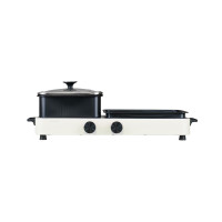 ราคา Aiko Ak-2104a เตาปิ้งย่างเอนกประสงค์ 2in1 ถอดล้างได้ Multi - functional Electric Grill with Hot pot (466865664264530)
