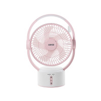 ราคา Aiko Kn-l2819 พัดลมชาร์จไฟ ใบพัด 7 นิ้ว ชาร์จ Usb พัดลมพกพา พัดลมใช้แบตเตอรี่ พัดลมส่าย ก้มเงย สีชมพู (189430749402517)