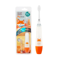 ราคา แปรงสีฟันเด็ก แปรงสีฟันไฟฟ้าระบบโซนิค Soft รุ่น Big Smile สำหรับเด็ก 6ขวบขึ้นไป Fox (945679281455611)