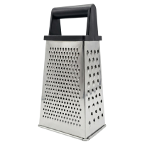 ราคา Fackelmann undefined ที่ขูดผัก 4 ด้าน สแตนเลส undefined ขูดชีส สไลด์ผัก Box Grater (747914773123018)
