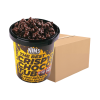 ราคา [ครึ่งลัง 12 กระปุก] Nims Crispy Choco Tube ข้าวสาลีอบกรอบเคลือบช็อกโกแลต ตรานิมส์ 250 กรัม 4 รสชาติ โกโก้บอล (880909665722364)