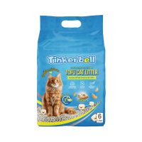 ราคา ทรายแมวเต้าหู้ Tinkerbell Tofu Cat Litter 6ลิตร (ธรรมชาติ100%) คุมกลิ่นดี ไร้ฝุ่น จับตัวเป็นก้อนเร็ว กลิ่น Original ออริจินัล (229002657474898)