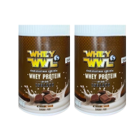 ราคา Wheywwl โปรตีนขนาดทดลองแบบกระปุก 200 g เวย์โปรตีนช็อคโกแลต 2 กระปุก (991111194577639)
