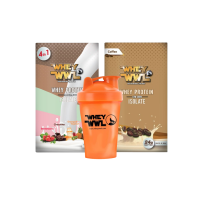 ราคา Wheywwl เวย์เพชรจ้า ลดไขมัน/เพิ่มกล้ามเนื้อ - เวย์โปรตีนขนาดทดลอง 2 กล่อง (จับคู่! แก้วเชคเกอร์) 4 in 1,กาแฟ (757244428021232)