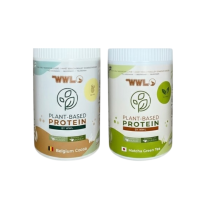 ราคา Wheywwl โปรตีนขนาดทดลองแบบกระปุก 200 g โปรตีนพืชโกโก้ 1 กระปุก โปรตีนพืชชาเขียว 1 กระปุก (288313708662552)