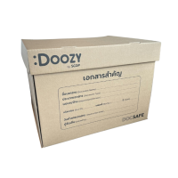 ราคา Doozy Pack กล่องเก็บเอกสารด็อคเซฟ รุ่น Eco ขนาด F4 (36.5x42x30 ซม.) 2 ใบ/แพ็ค (760577680108416)