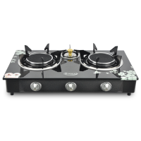 ราคา Gmax เตาแก๊สหน้ากระจก 3 หัว รุ่น Gl-703i หัวอินฟราเรด (6969862258883)