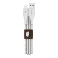ราคา Belkin สายชาร์จ Duratek Plus Lightning Cable with Strap Usb-a to Lightning [1.2 เมตร / 3 เมตร] White - 3เมตร (279195197577242)