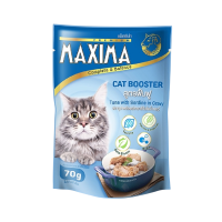 ราคา Maxima Cat Wet Food Premium Grade 70g อาหารเปียกแมว 70 กรัม ฟื้นฟูแมว (น้ำเงิน) (379880616437663)