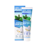 ราคา Mybacin ยาสีฟัน สูตรพีระมิดซีซอลท์ ปากสดชื่น มีฟลูออไรด์ฟันแข็งแรง ขนาด100กรัม (508129156457271)