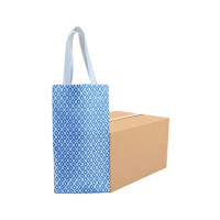 ราคา Goodboxpack Gh-e0-009 ถุงผ้าสปัน ลายคราม ไซส์ใหญ่ 1 แพ็ค 10 ใบ (383426682258067)