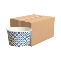 ราคา Goodboxpack Gc-858 ถ้วยกระดาษ Mm ลายคราม 850 ml 1 แพ็ค 50 ใบ (596217747543431)