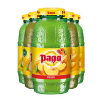 ราคา [แพ็ก 5 ขวด คละรส] Pago น้ำผลไม้พรีเมียม 200 มล. (mixed 5 Flavors Pack) (670050151432194)