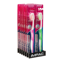 ราคา อิมแพค แปรงสีฟันซอฟท์แอนด์สลิม x 12 (508426074076891)