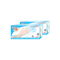 ราคา โพลี-ไบรท์ ถุงมือยางธรรมชาติ รุ่น ไม่มีแป้ง (sizem) (100ชิ้น/กล่อง) แพ็ก 2กล่อง (7159240917187)