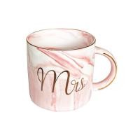 ราคา Rrs undefined แก้วเซรามิก ลายหินอ่อน สีชมพู (mrs.) (593310505659331)