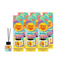 ราคา [แพ็ค6ชิ้น] Freshtime X Chupa Chups ก้านไม้หอมปรับอากาศ อโรม่า ดับกลิ่นห้องนอน กลิ่นvanilla ขนาด 30 มล. (913515723507672)